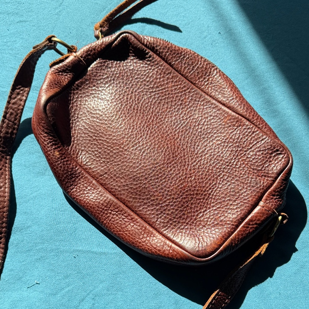 Classic Brown Leather Tote Bag